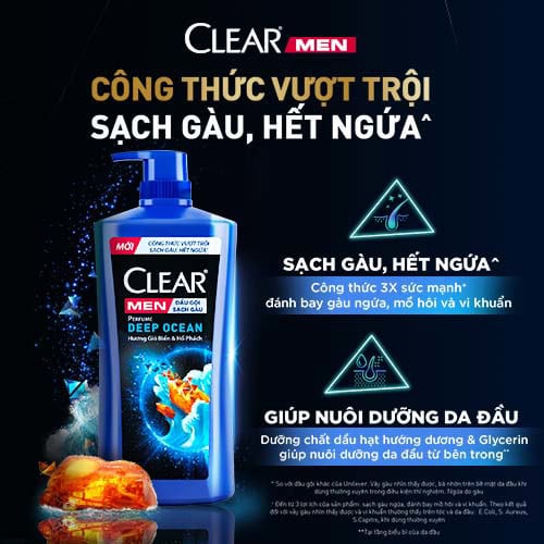 CLEAR MEN DEEP OCEAN