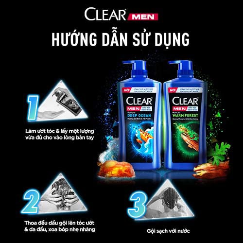 CLEAR MEN DEEP OCEAN