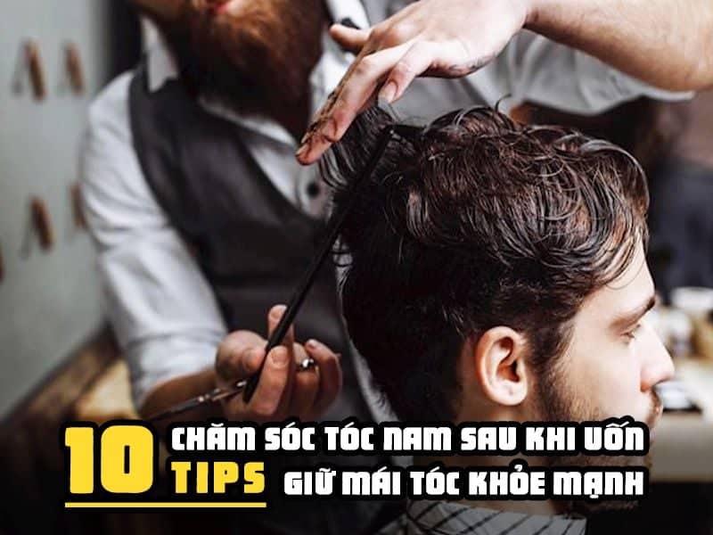 Tóc nam mới uốn có nên gội đầu không?